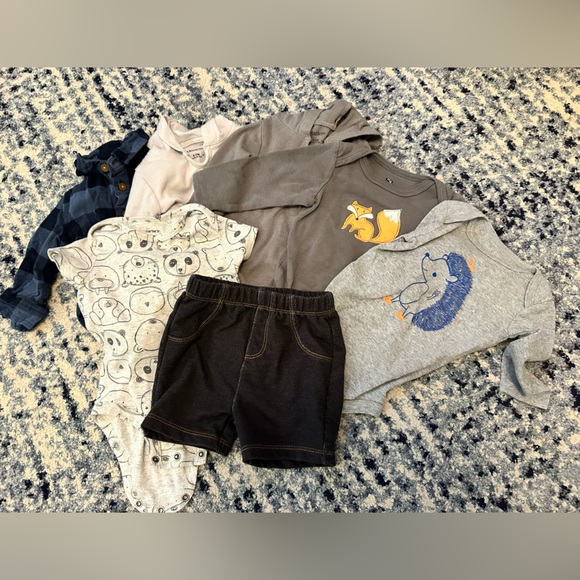 Wrangler Baby Clothing Set with Animal Prints - Picture 1 of 5